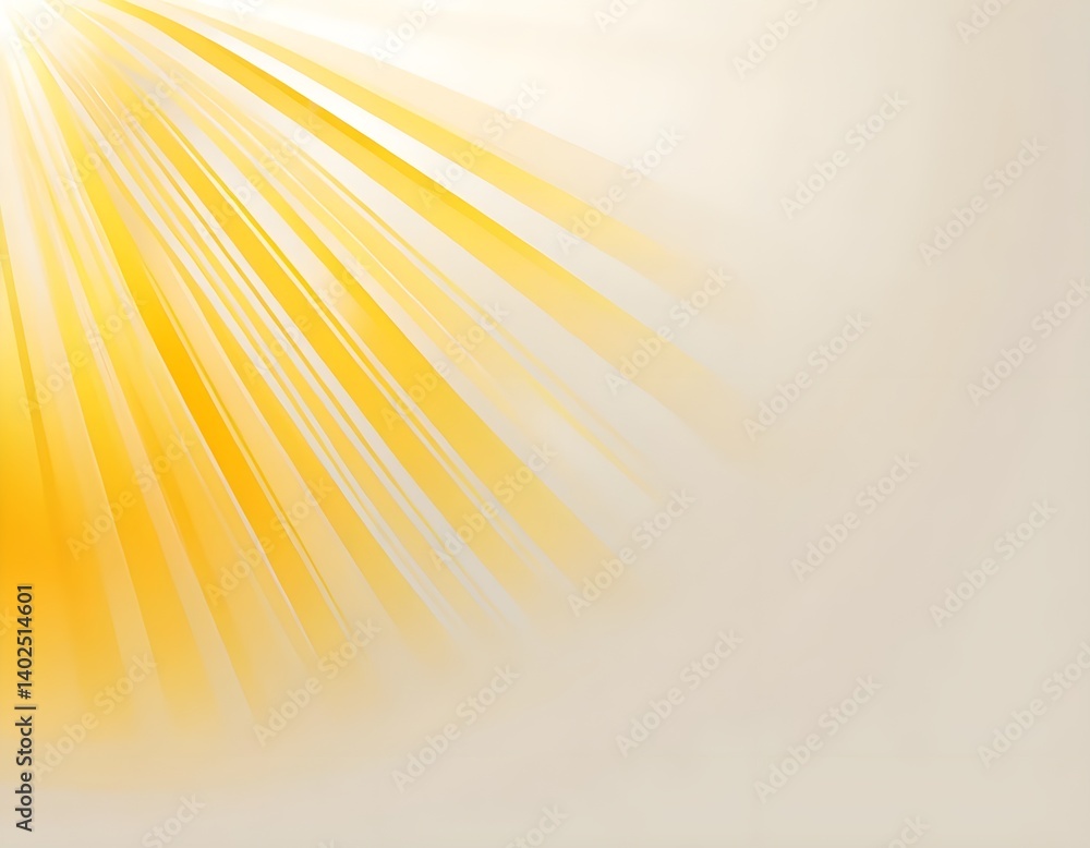 Obraz premium Abstract Yellow Rays Background