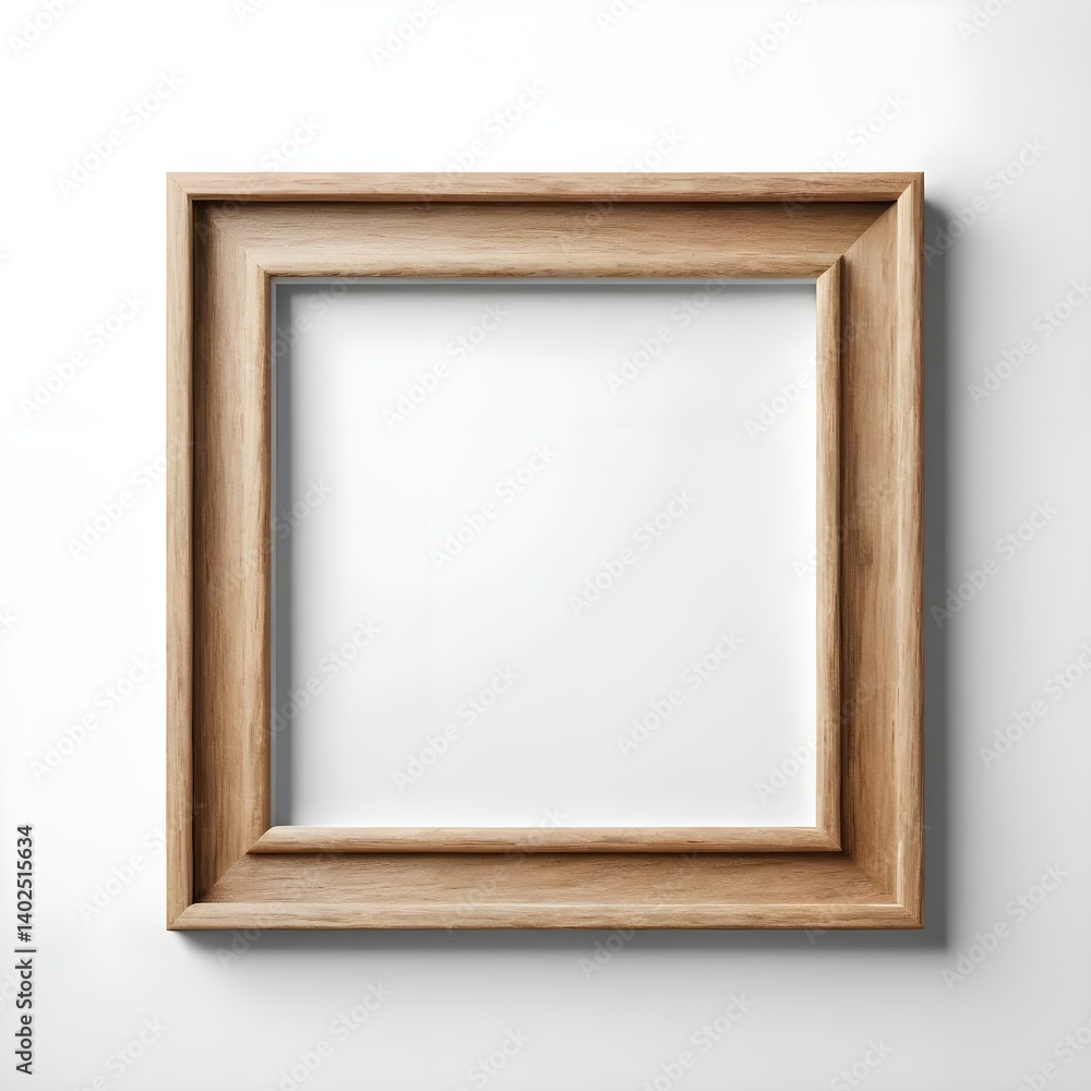 Obraz premium Wooden Frame Mockup