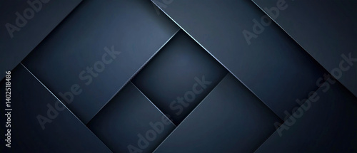 Wallpaper Mural Geometric 3d gradient background of blue metallic texture, shape of polygons pattern business design background Torontodigital.ca