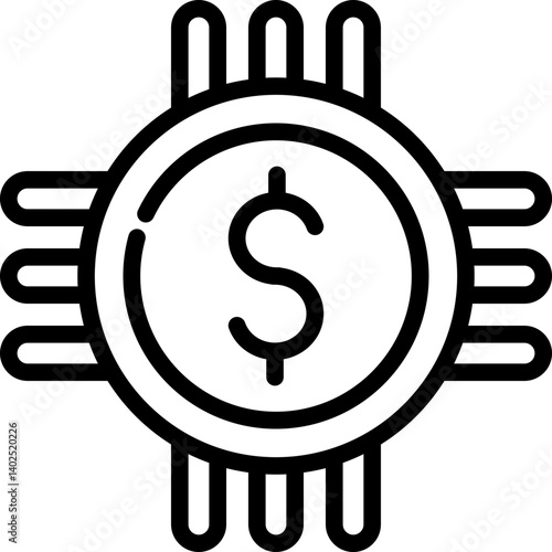 Digital Money Icon