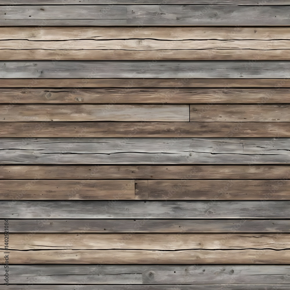 Fototapeta premium Rustic Weathered Wood Planks Background
