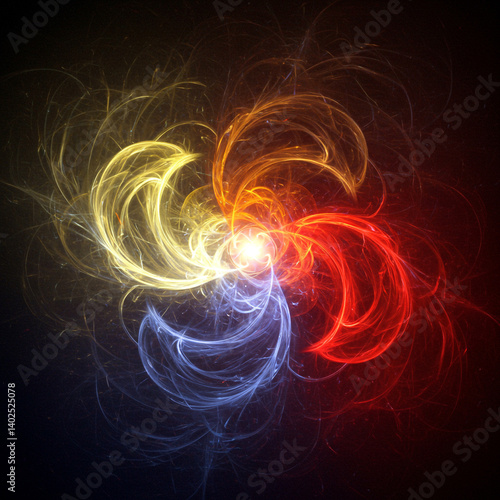 Cosmic Flow: Abstract Swirl...