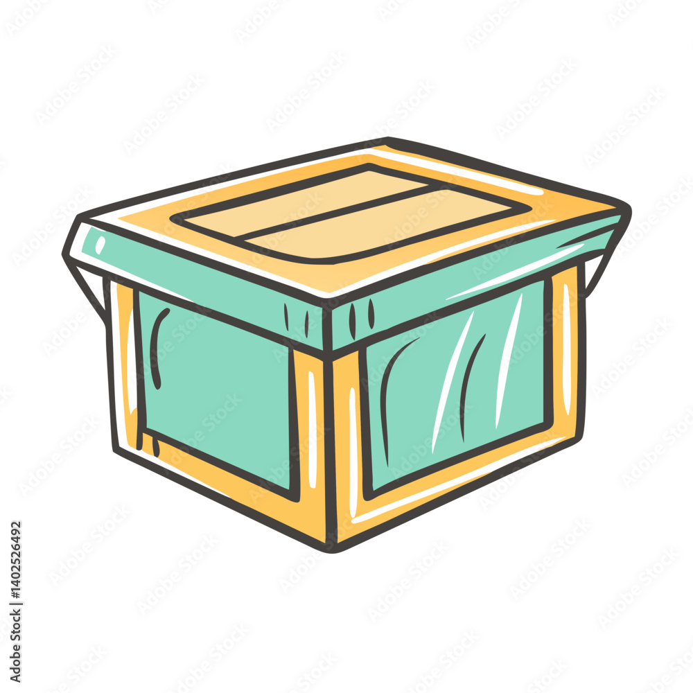 shipping crate icon, shipping crate vector illustration-simple illustration of shipping crate, perfect for shipping crate logos and icons