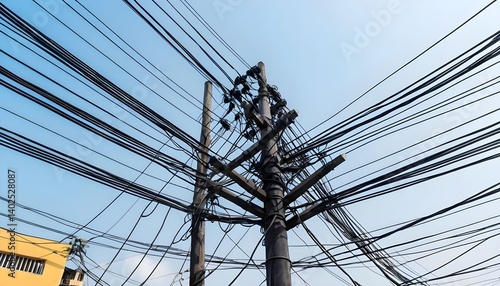Tangled City Wires