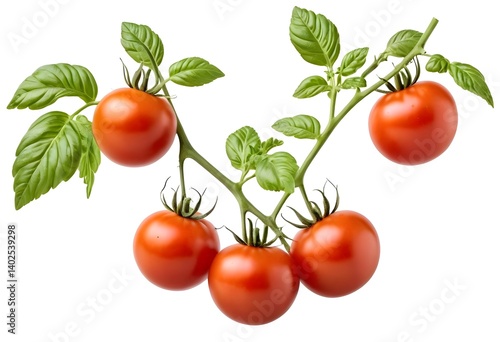 Fresh Red Tomatoes on the Vine