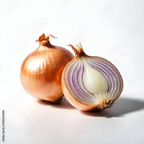 Wallpaper Mural Whole and Halved Brown Onion Torontodigital.ca