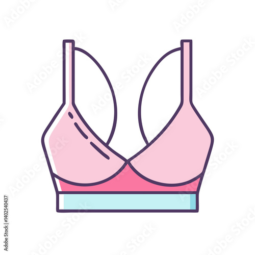 Pink and Red Sports Bra Underwear for Women Fitness Apparel Comfortable Lingerie