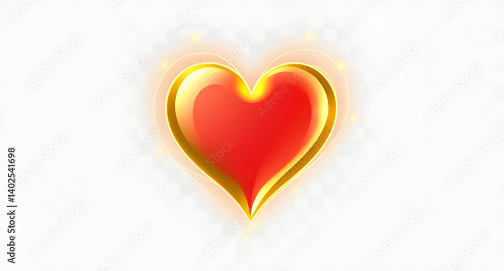 glowing heart of light glowing heart of light