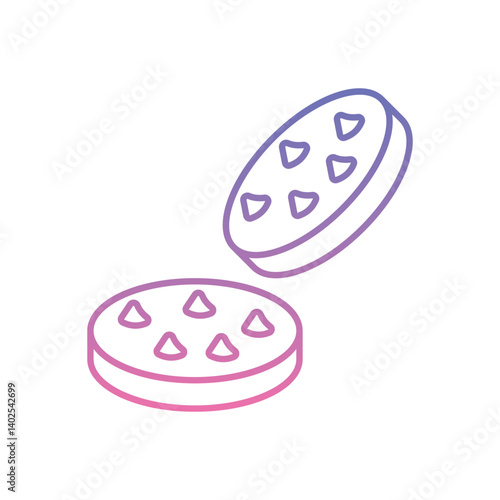 Cookies Icon vector stock illustration