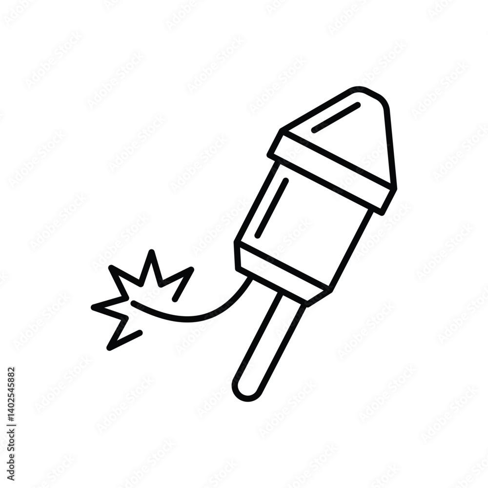 Fireworks Icon vector stock illustration Fireworks Icon vector stock illustration