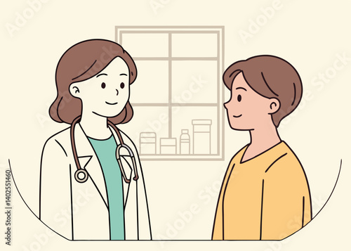 Dialogue entre un médecin est son patient 