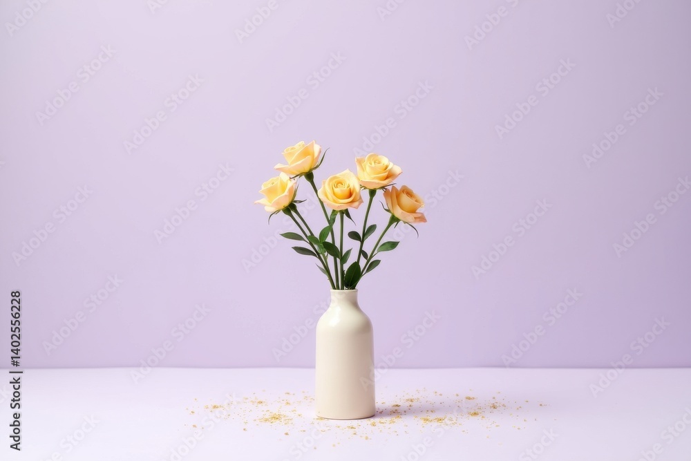 Yellow Roses in a Vase Yellow Roses in a Vase