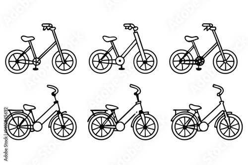 electric bike line art innovative green energy powered vehicle