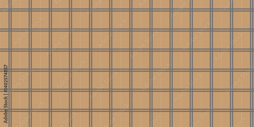 Subtle Peach Plaid Pattern Gray Grid with Textured Grain and White Centerline, Seamless Repeat Subtle Peach Plaid Pattern Gray Grid with Textured Grain and White Centerline, Seamless Repeat