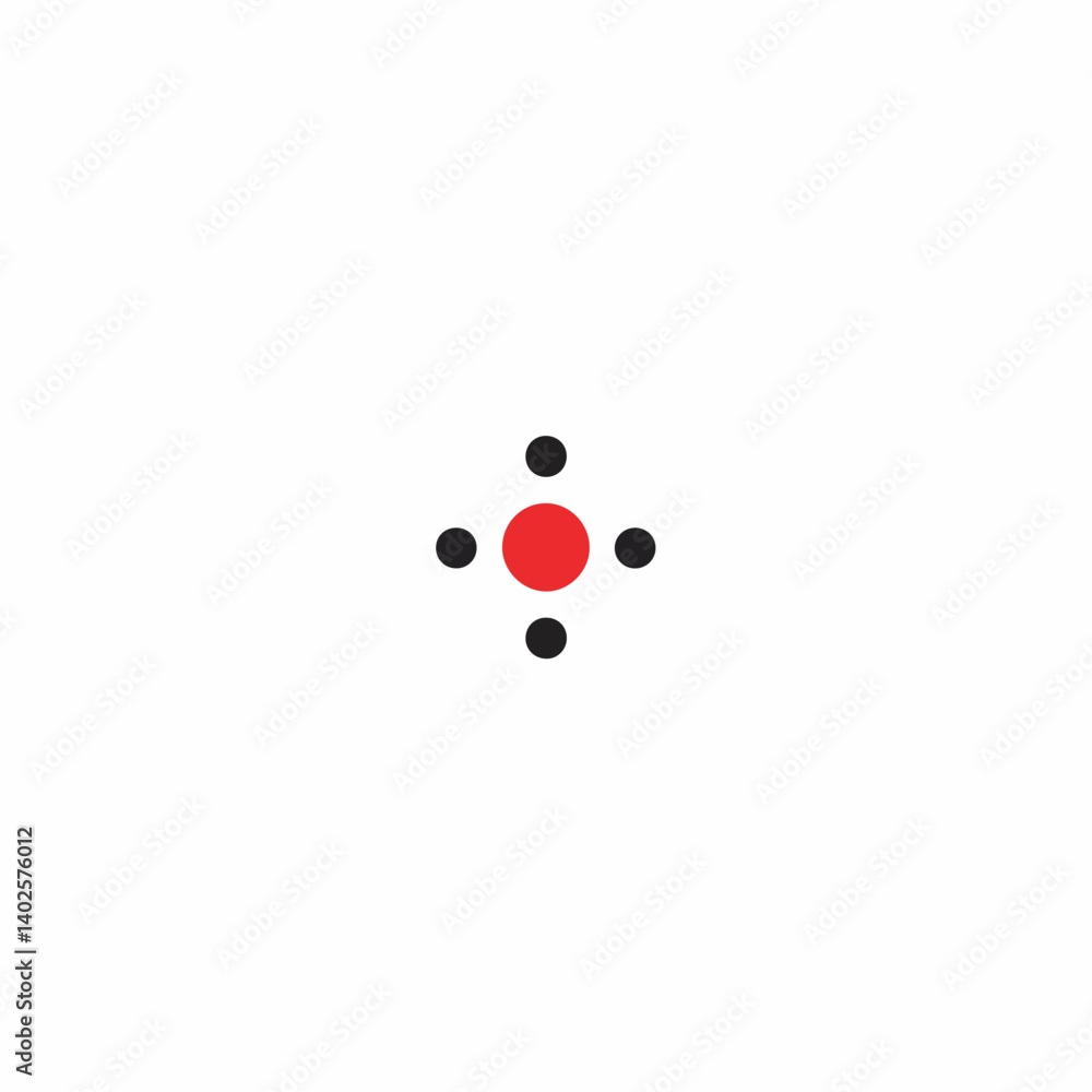 Geometric shapes pattern centers bright background Geometric shapes pattern centers bright background
