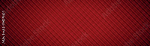 Realistic background texture of red carbon fiber - Vector illustration