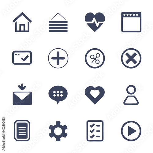 Assorted Icons for Website and App Design Projects