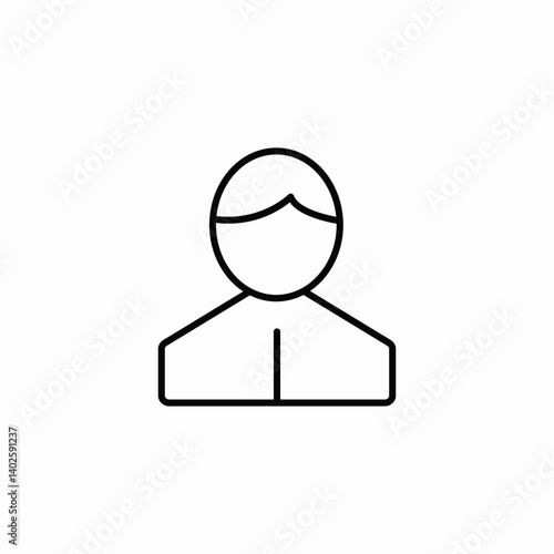 customer staff icon sign vector