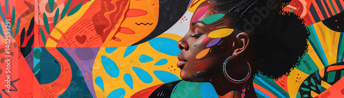 Graphic designer creating powerful imagery, amplifying voices of marginalized groups, promoting equality and inclusion, art as a tool for social change