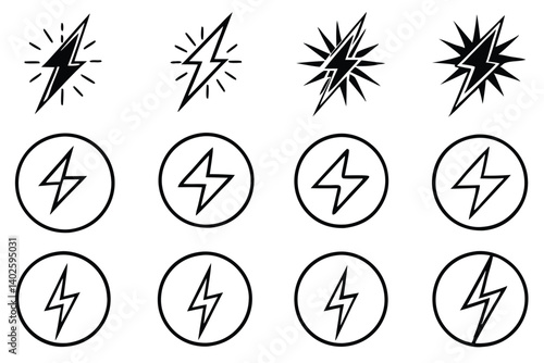 energystream boost line art concept for energy