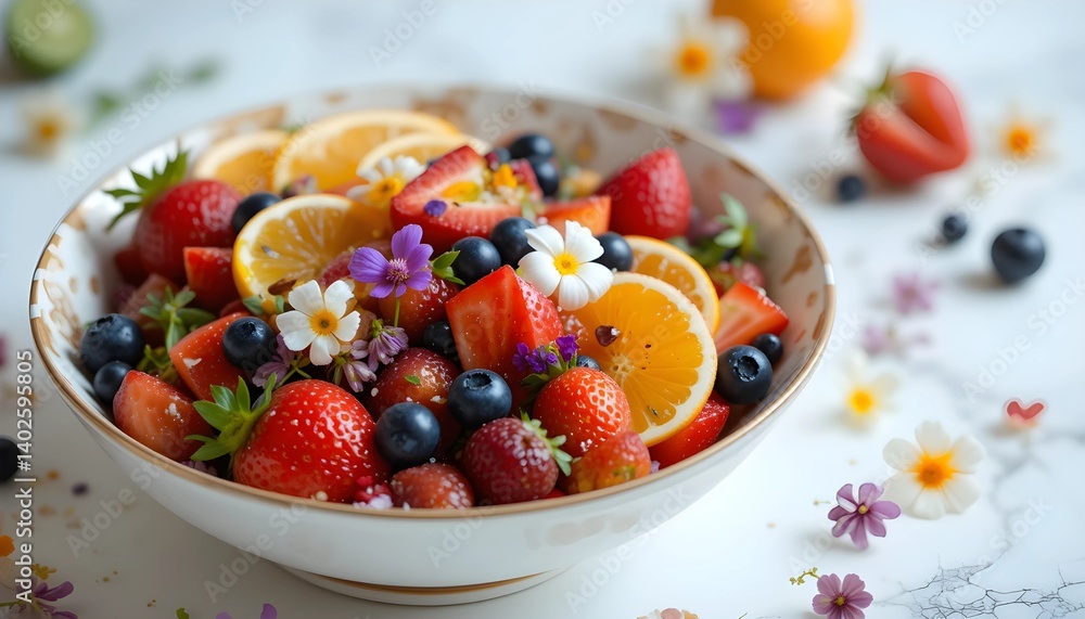 fruit salad in a bowl fruit salad in a bowl