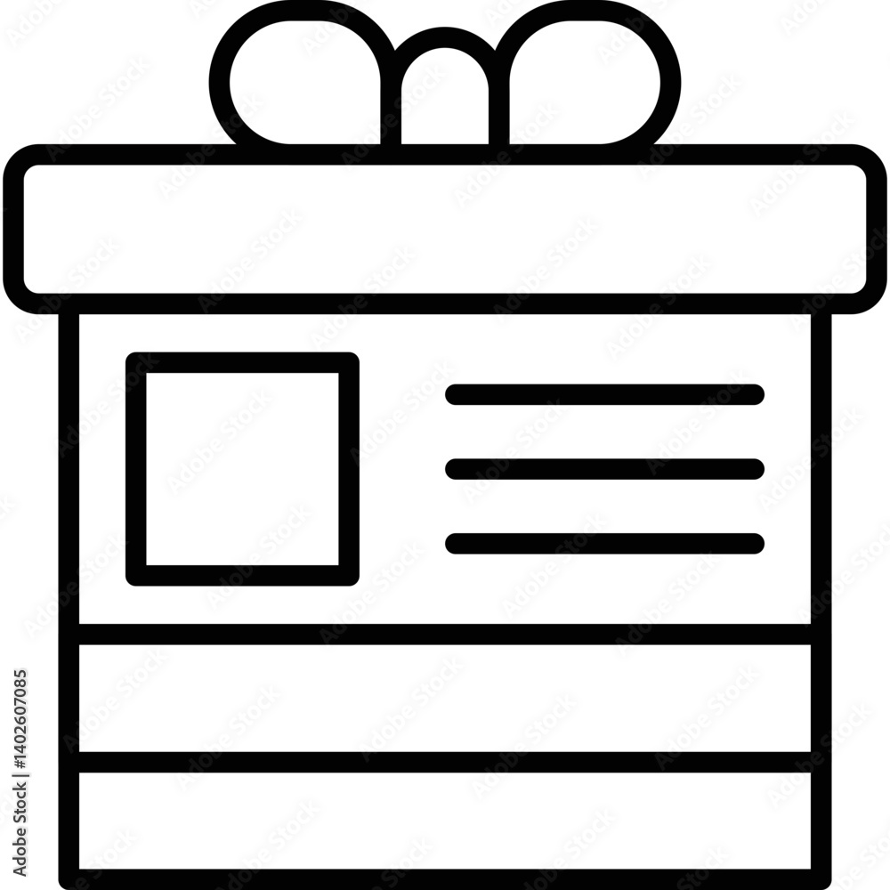 Gift Icon Vector Element