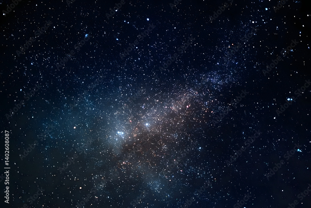 Obraz premium Night starry sky