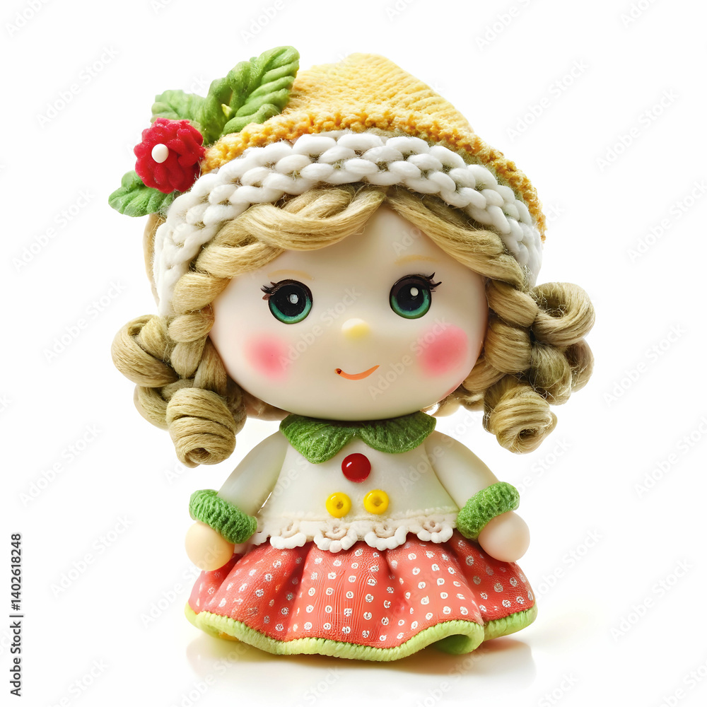 Charming and Lovely Object Gracefully Isolated on White Background