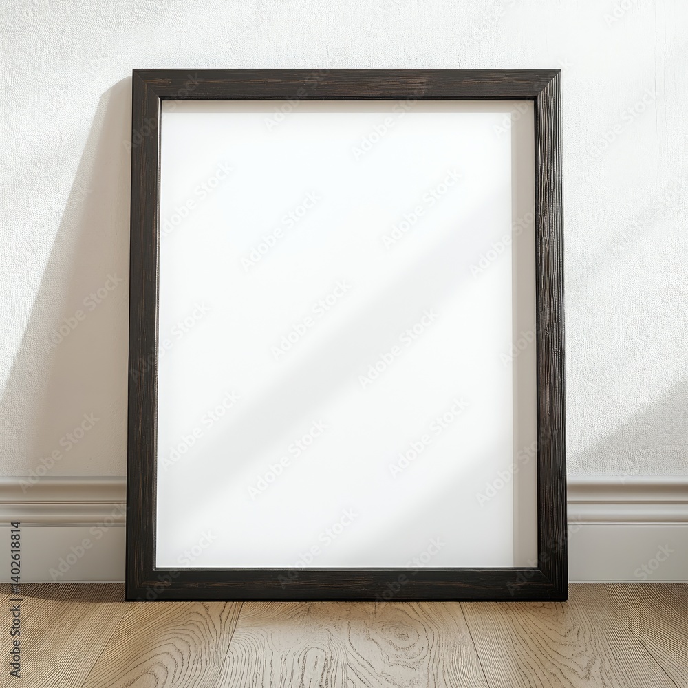 Dark-framed, blank canvas print mockup Dark-framed, blank canvas print mockup