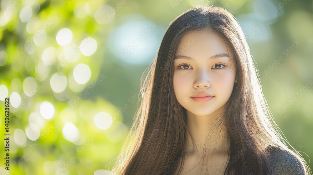 Striking simplicity, portrait of a woman with long hair in black shirt, minimalist fashion photography Striking simplicity, portrait of a woman with long hair in black shirt, minimalist fashion photography