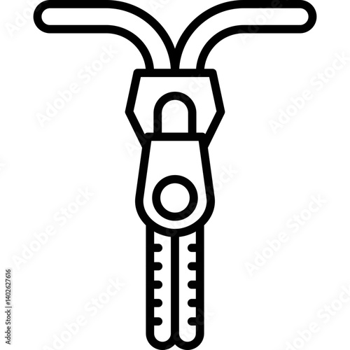 Zipper Icon Vector Element