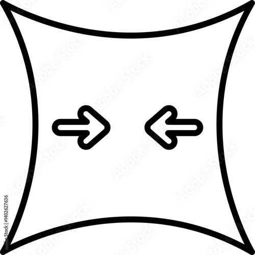 Elastic Icon Vector Element