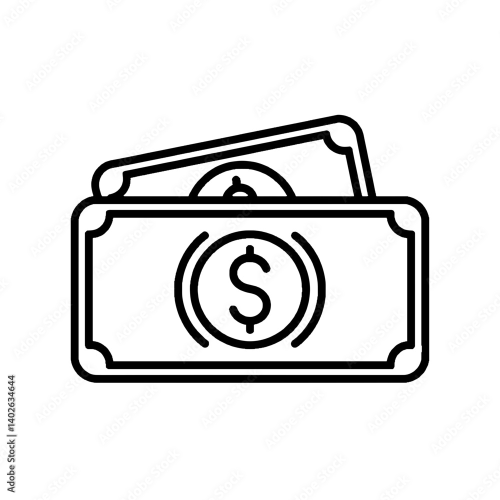 Printable Cash Only Symbol Vector Graphic with Transparent Background, Printable Cash Only Icon Printable Cash Only Symbol Vector Graphic with Transparent Background, Printable Cash Only Icon