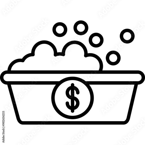 Money Laundering Icon Vector Element