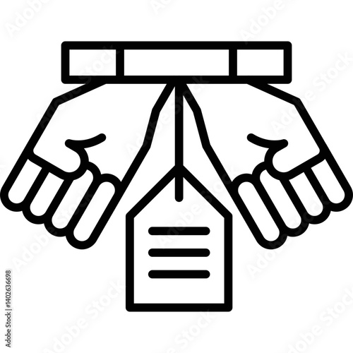 Human Trafficking Icon Vector Element