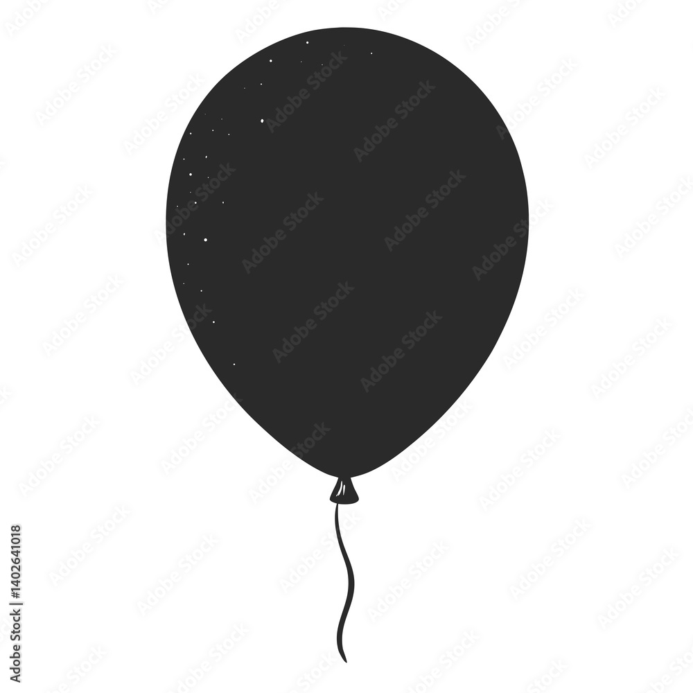 pastel balloon silhouette vector illustration pastel balloon silhouette vector illustration