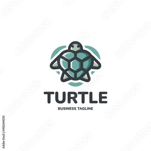 ocean turtle logo vector
