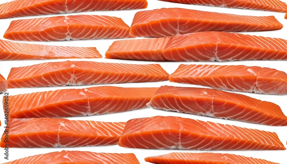 Fresh Salmon Fillet Stack Fresh Salmon Fillet Stack