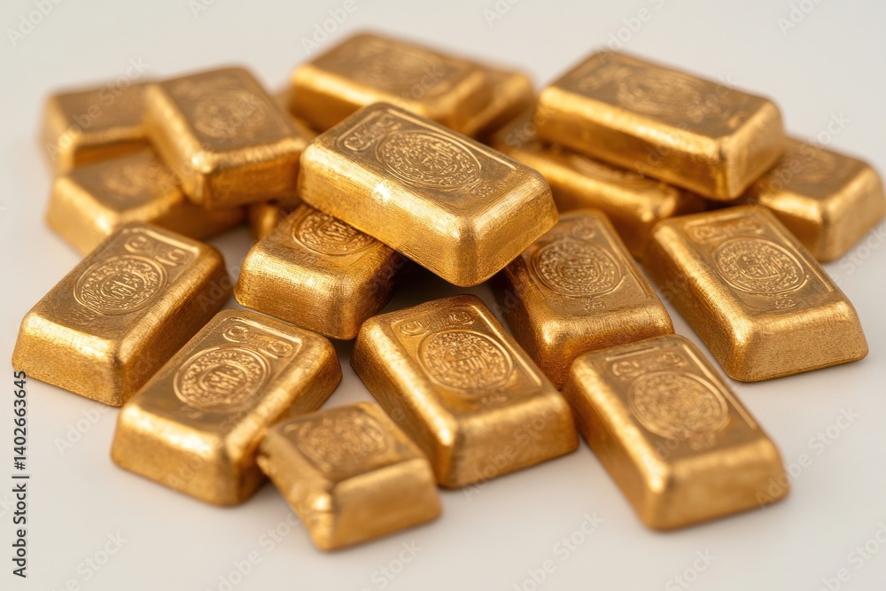 Gold Bars as Symbols of Luck and Wealth for Chinese New Year Gold Bars as Symbols of Luck and Wealth for Chinese New Year