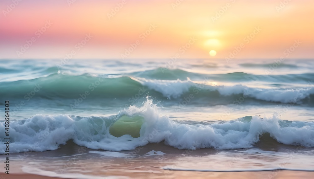 Serene Sunrise Ocean Wave Serene Sunrise Ocean Wave