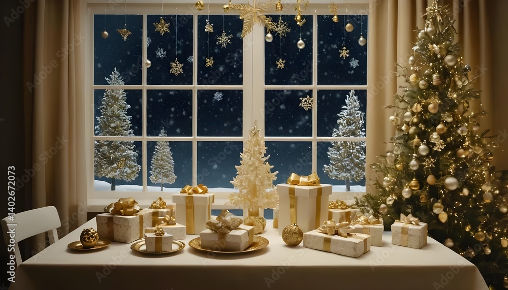 Christmas Gifts by the Window Christmas Gifts by the Window
