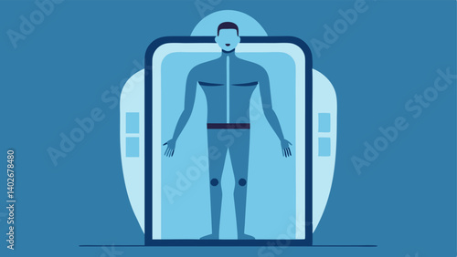 These descriptions should provide a clear and vivid idea of wholebody cryotherapy chambers focused on antiaging treatments for vector illustrations.