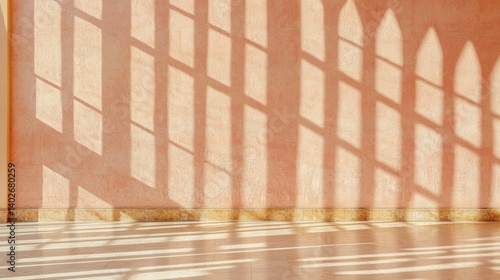 Sunlight Shapes on Wall