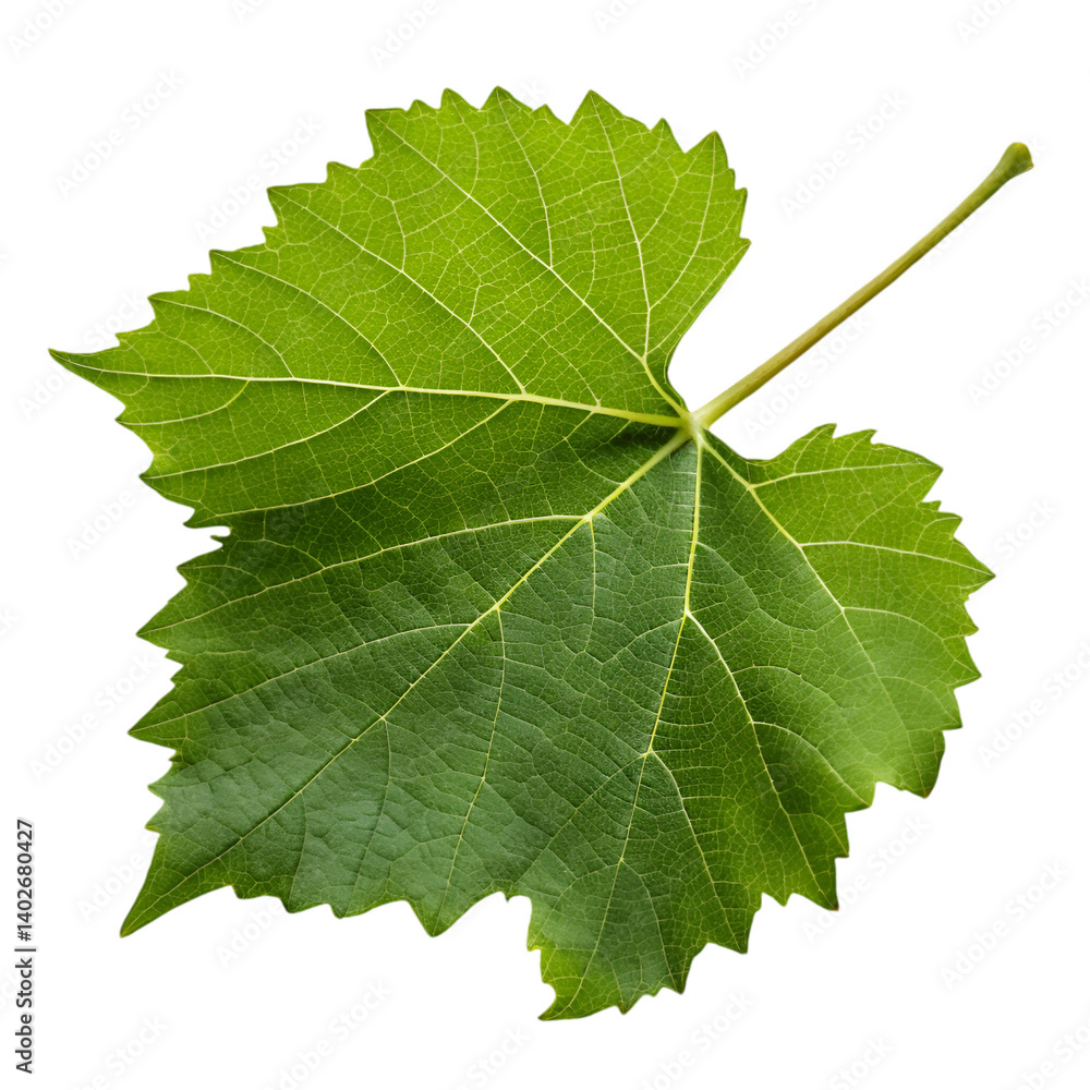 Grapes leaf isolated on transparent background Grapes leaf isolated on transparent background