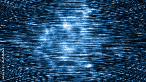 Energetic abstract background with blue glowing circular Lines - Motion - cold tech energy