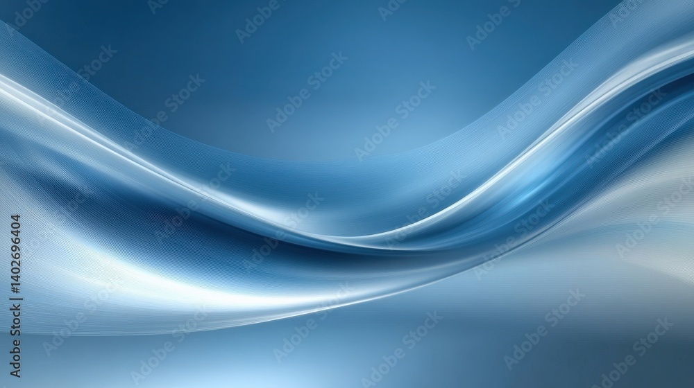 Abstract Blue and White Fluid Design Abstract Blue and White Fluid Design