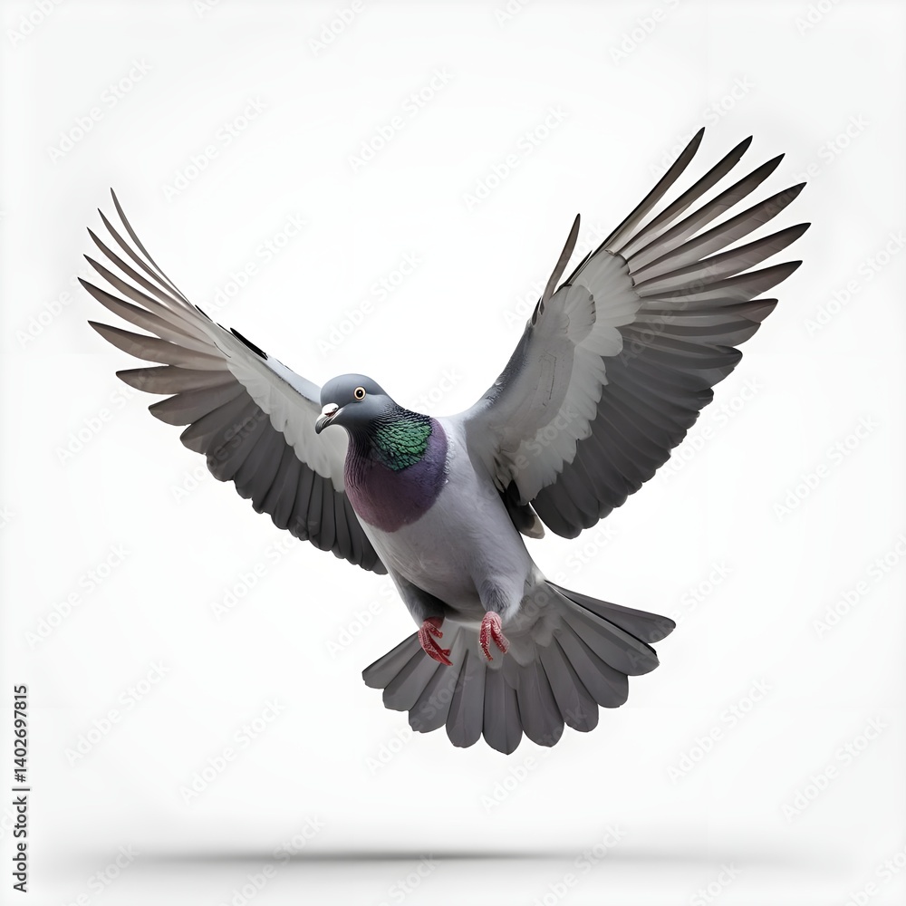 Fototapeta premium Pigeon in Flight