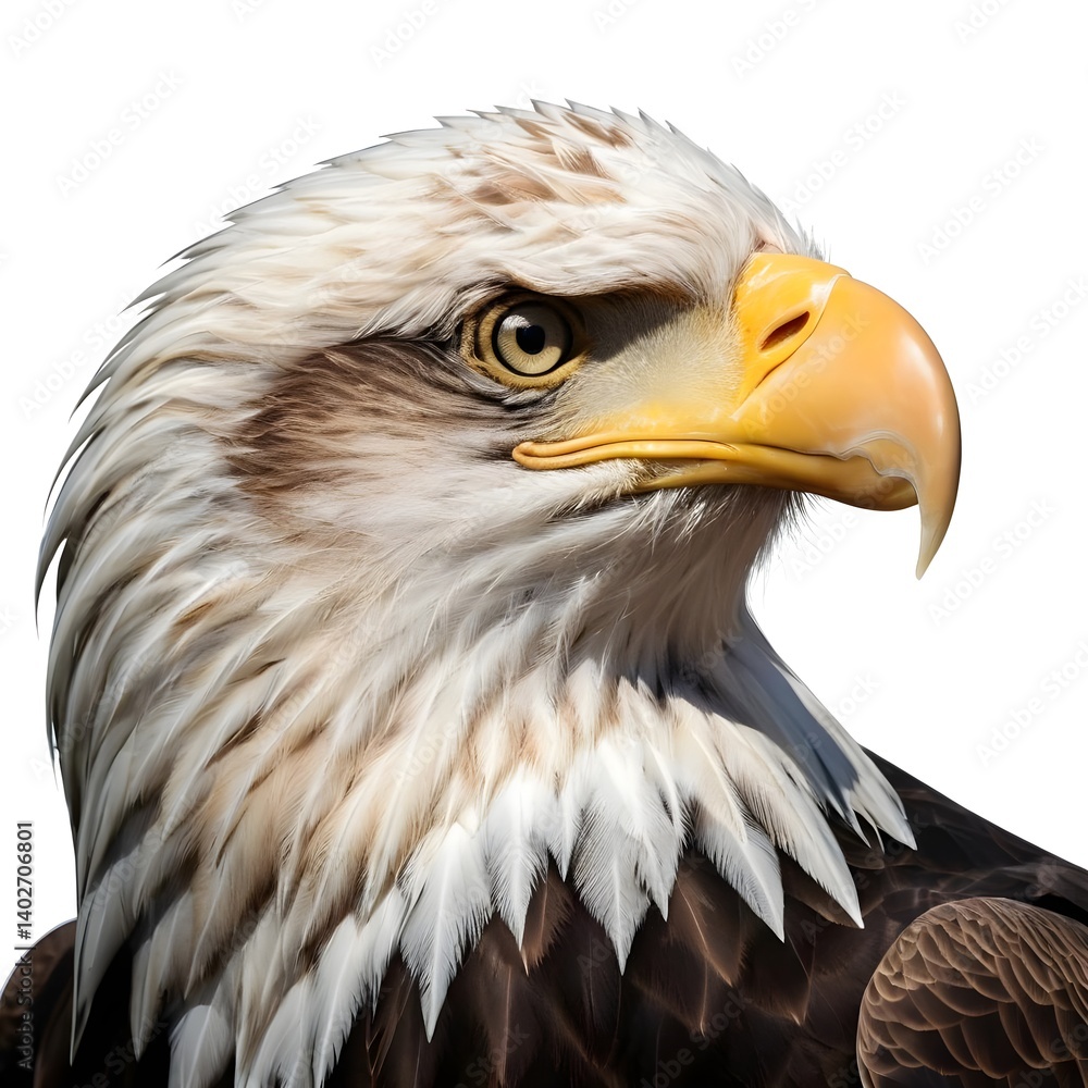 Obraz premium Majestic Bald Eagle Profile