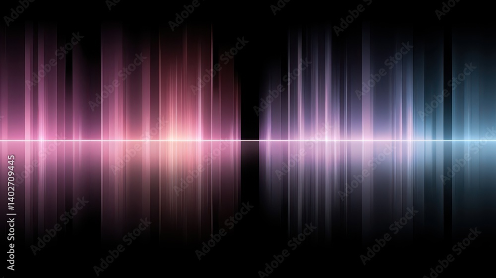 Abstract music visualization, rhythmic harmony in a visual symphony of sound and color Abstract music visualization, rhythmic harmony in a visual symphony of sound and color