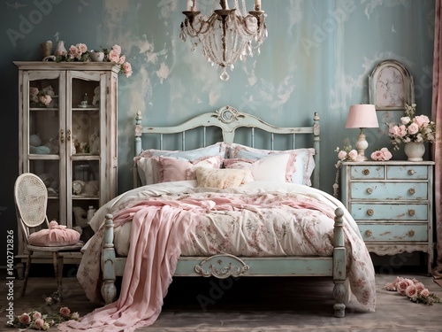 Rustic Vintage Bedroom Interior Design